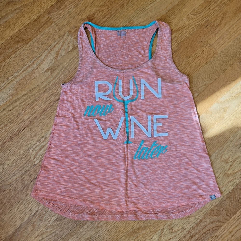 🍓 3/$20 EVCR Peach Funny Running Tank Top